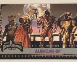 Mighty Morphin Power Rangers Trading Card #16 Alien Line Up - $1.97