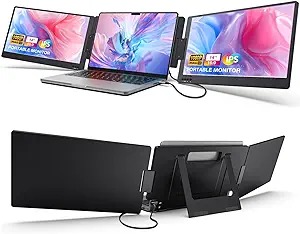 Triple Portable Monitor For Laptop, 14&#39;&#39; Fhd 1080P Usb-C Laptop Screen E... - $741.99