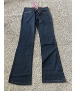 Drew The Limited Jeans Womens Low Rise Straight Leg Size 0 Dark Wash Poc... - $31.73 CAD