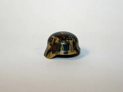 BNS Building Block German WW2 Helmet Camo Cover Minifigure US To - £2.63 GBP