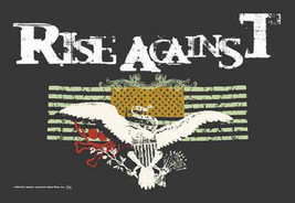 Rise Against Poster Flag Double Flags Logo - $14.99