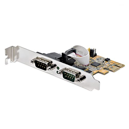 Startech 21050-PC-SERIAL-LP PCIE DUAL SERIAL PORT CARD - 16C1050 UART 5V... - $109.78