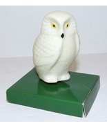 LOVELY VINTAGE DEPT 56 BISQUE OWL #8344-5 CLIP-ON ORNAMENT IN BOX - €15,47 EUR