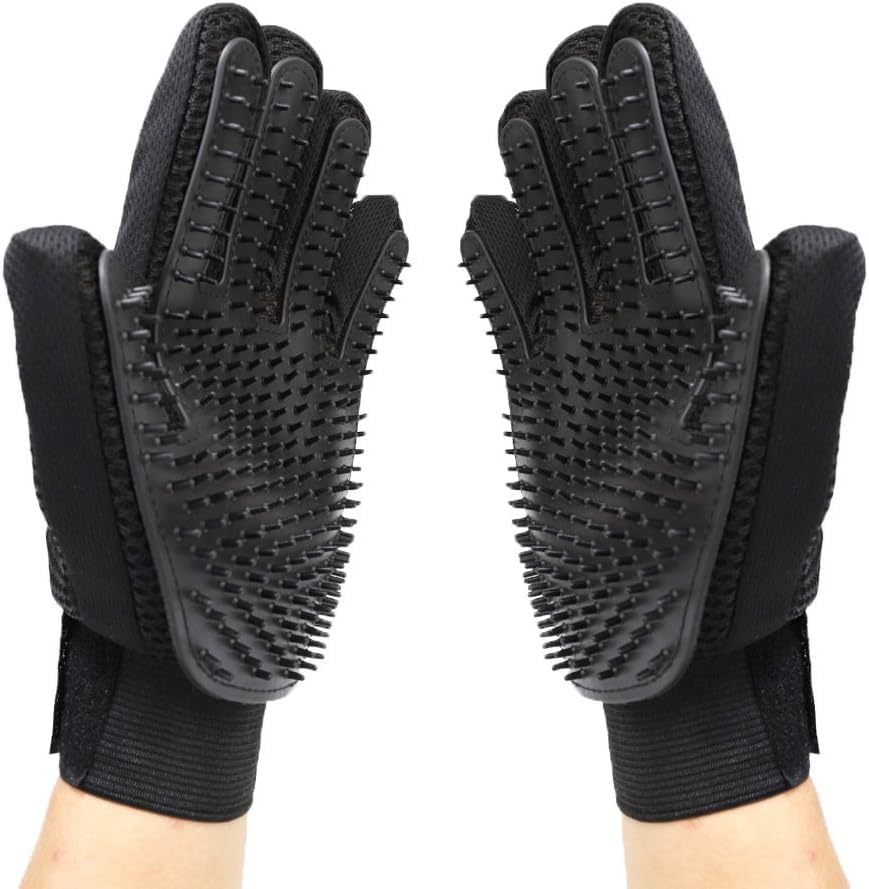 SOFTNLUX Pet Grooming Glove - Gentle Deshedding Brush Glove - Efficient ... - $7.18