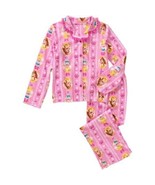 Disney Princesses Girls 2 Piece Pajama Set Long Sleeve Button Front Size... - £11.50 GBP