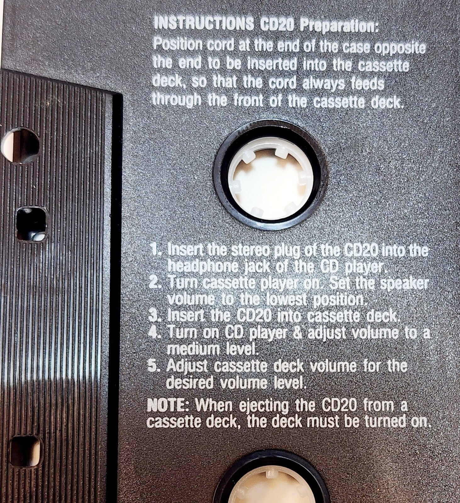 Koss Compact Disc CD Cassette Car Adapter Converter OB Vintage Item image 3