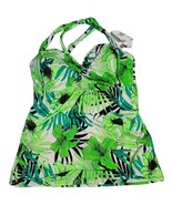 Swimsuits for All S4A Swim Sexy Floral Palm Tropical Halter Tankini Plus... - $30.00