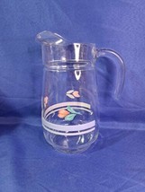 VTG GLASS PITCHER WATER TEA DRINK BEER HOME RESTAURANT KITCHEN BAR CARAFE - £29.24 GBP