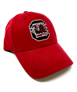 UNIVERSITY OF SOUTH CAROLINA GAMECOCKS GARNET RED CURVED BILL ADJUSTABLE... - €13,72 EUR