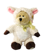 2009 Starbucks Bearista Plush Lamb Coffee 83rd Edition Bear In Sheep&#39;s C... - $22.67