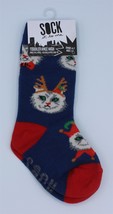 Sock It To Me Kids Knee High Socks Christmas Cats Shoe Size 4-7 - $7.69