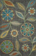 Reggie Floral Kitchen Rugs Non Skid Accent Area Carpet By Maples, 2&#39;6&quot; X 3&#39;10 - £35.91 GBP