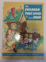 The Children That Lived In A Shoe - 1955 Rand Mc Nally Giant Book - £26.37 GBP
