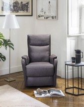 Power Recliner Chair With USB Charge port Recliner Single Chair - Grey - £303.08 GBP