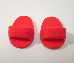Vintage Strawberry Shortcake Red Slip On Sandal Doll Shoe Replacement 1981 - £9.43 GBP