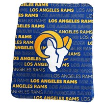 Los Angeles Rams Blanket 50x60 Fleece Classic - $61.99