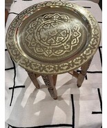 Moroccan coffee table - Metal table - Moroccan tea table -Moroccan corne... - $3,275.64 MXN