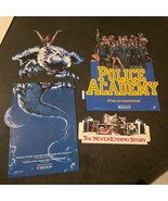 1984 Warner Video Store Display Easels NeverEnding Story &amp; Police Academ... - $7,219.51 MXN