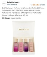 Bella Vita Luxury Perfume Gift Set For Women - 4 x 20mls NIB - €19,77 EUR