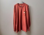 Carhartt Large Tall Mens Long Sleeve Orange Original Fit T shirt Work - $14.73