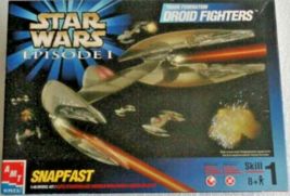 AMT/ERTL Star Wars Episode 1 Trade Federation Droid Fighters Snapfast 30118 - £9.36 GBP