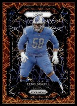 2023 Panini Prizm Orange Lazer Penei Sewell Detroit Lions #103 - £2.12 GBP