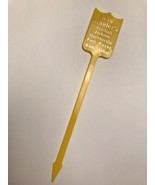 Win Schuler&#39;s Swizzle Stick Stir Stevensville Fort Wayne Ann Arbor Yellow - $4.55 CAD