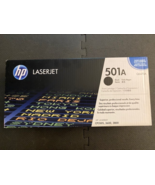 Genuine HP Q6470A (501A) Laser Toner Print Cartridge Black NEW SEALED BOX - $17.50