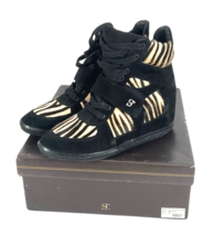 SuperTrash Zebra Sneaker Womens Size 7.5 New with Box Boho Gothic - £37.13 GBP