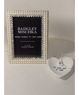 Badgley Mischka Bride Collection Pearl Cluster Jewel Photo Frame 4x6 - £35.29 GBP