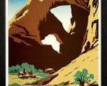 See America Arches National Park Retro poster Custom Framed A+ Quality - $46.92
