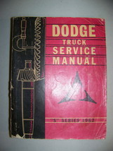 DODGE TRUCK SERVICE MANUAL S SERIES 1962 - $64.80