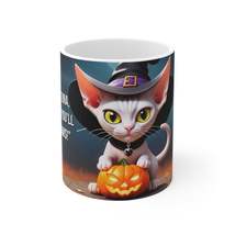 Cat Breeds Cartoon Characters in Halloween - Sphynx Breed - Ceramic Mug ... - £14.10 GBP