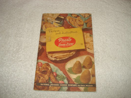 Vintage 1952 Presto Deep Fryer Instruction Recipe cookbook Brochure Advertising  - $24.74