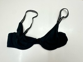 Nicole by Nicole Miller Womens Bra Size 36B Black Underwired Unpadded - $12.18