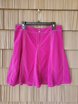 Athleta Women Whatever A-Line Skort Skirt Sz 12 Pink Purple Athletic Ten... - €24,27 EUR