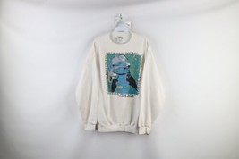 Vintage 90s Streetwear Womens Large Spell Out Sea World Ohio Dolphin Sweatshirt - £46.56 GBP