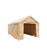 Aleko 10 x 20 ft. Heavy Duty Outdoor Gazebo Carport Canopy Tent with Sid... - $637.91 CAD