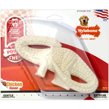 Nylabone Power Chew Dental Dinosaur Dog Toy Chicken 1ea/Large/Giant - Up To 50 l - £9.42 GBP