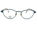 Jean Lafont ARPEGE 49 Occhiali Montature Blu Rosso Rotondo Cerchio Completo - $130.54