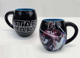 Star Wars Coffee Mug Han Solo Luke Skywalker Darth Vader Leia Silver Buffalo    - £12.97 GBP