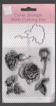 Make &amp; Create. Rose Stamp &amp; Die Set. Die Cutting Cardmaking Scrapbooking... - $8.04