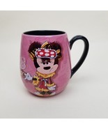 Disney Minnie Mouse Mug &quot;I&#39;m Only Awake for the Coffee&quot; Cup Pink Black 4... - £15.77 GBP