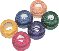 Presencia Pearl Cotton Size 12 Thread Sampler Pack Jewel - £23.85 GBP