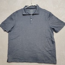 Nat Nast Mens Polo Shirt Sz XL Luxury Original Cotton Blend Blue Gray - £14.06 GBP