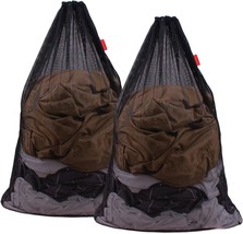 Mesh Laundry Bag Heavy Duty Bag Factories College Dorm Travel and Apartment Dwel - £18.79 GBP
