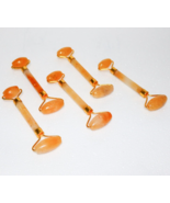 Wholesale Lot 5Pc Golden Quartz Facial Crystal Rollers Anti-Aging Face M... - $2,268.43 MXN