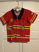 Get Real Gear By Aeromax Dress Up For Kids Ages 3-6 Fire Department Chief - $15.00