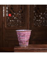 Chinese Jun Porcelain Tea Cup-Purple Pink Kiln Change GlazeUniqueTexture Teaware - €772,86 EUR