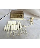 Conair Curl &#39;N&#39; Carry 14 Hot Curlers In Three Sizes w Clips Complete CLEAN  - $39.19 CAD